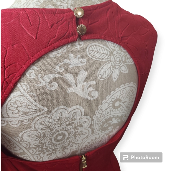 Guess Los Angeles Belle Crimson BodyCon Dress size 12 - Picture 5 of 16